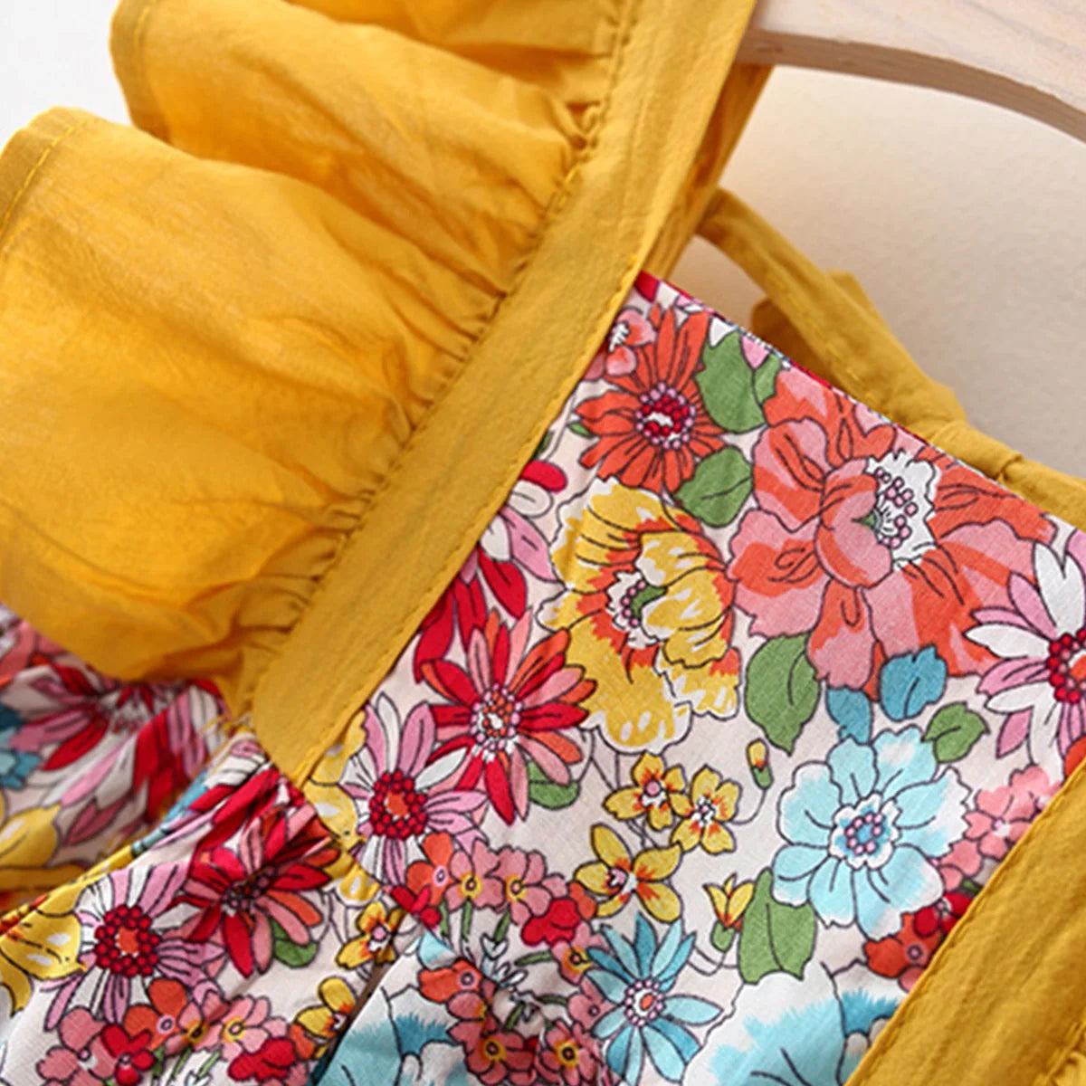 Baby Girl Hawaiian Dress and Hat Summer Clothes Set (9M-3Y)