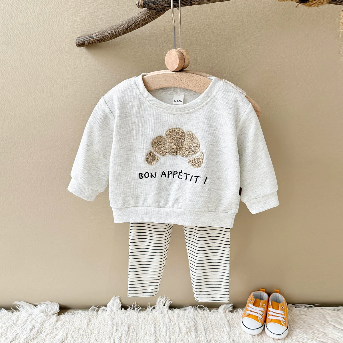 Baby Cotton Cartoon Embroidered Set
