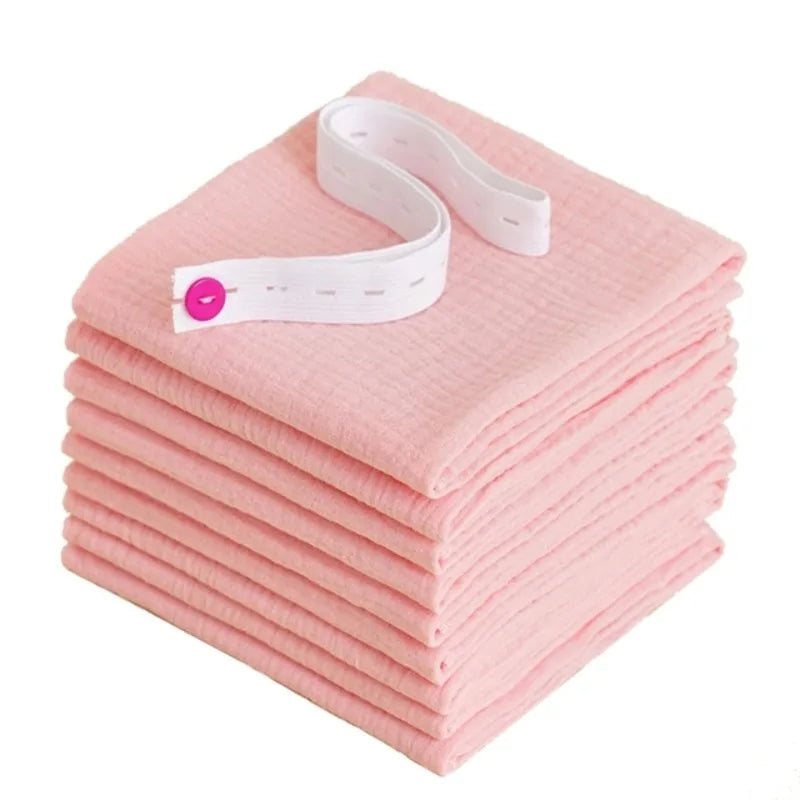 8Pcs 100% Cotton Soft Baby Towels