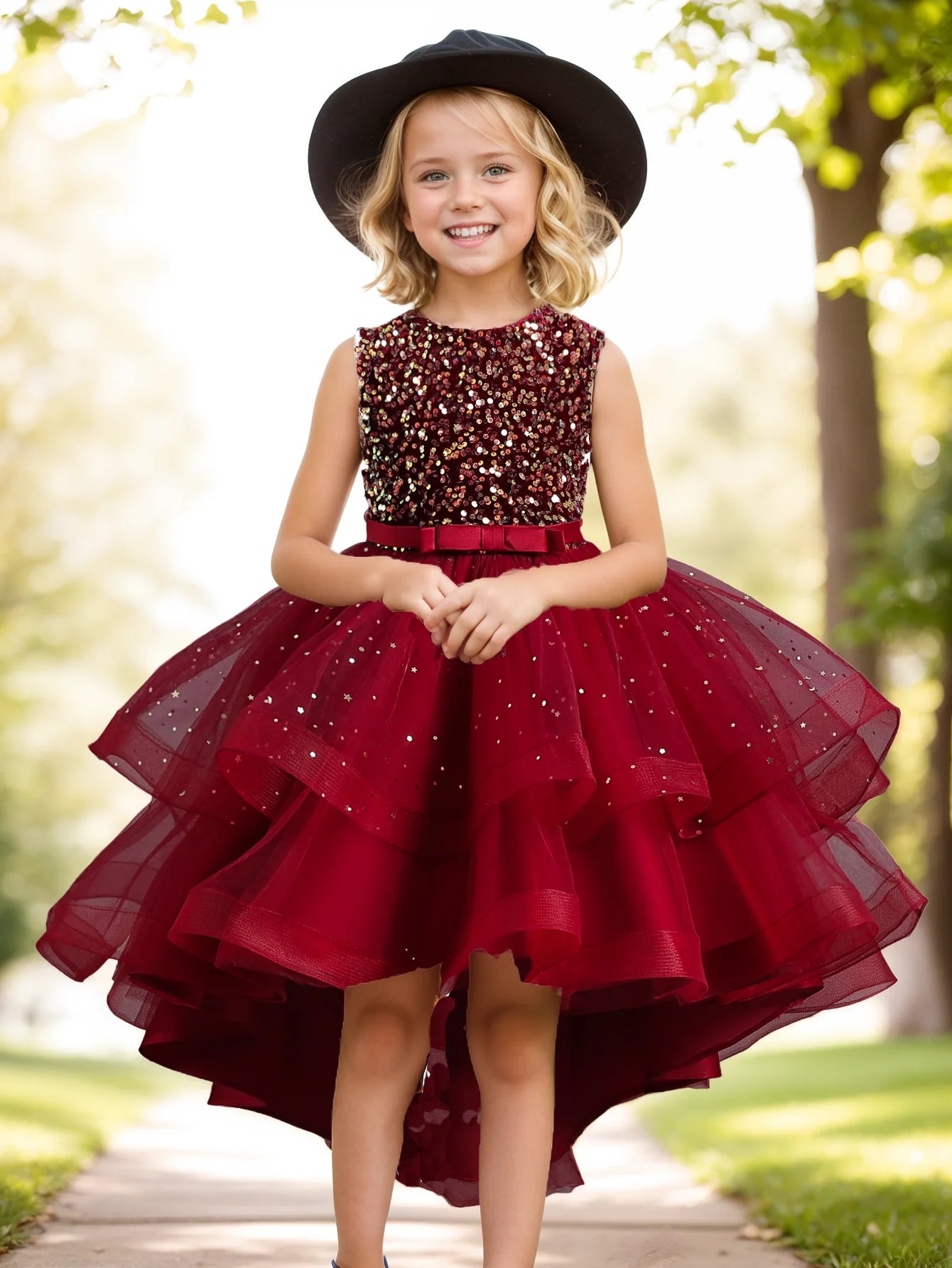 Baby Wedding Christmas Party Trailing Dress