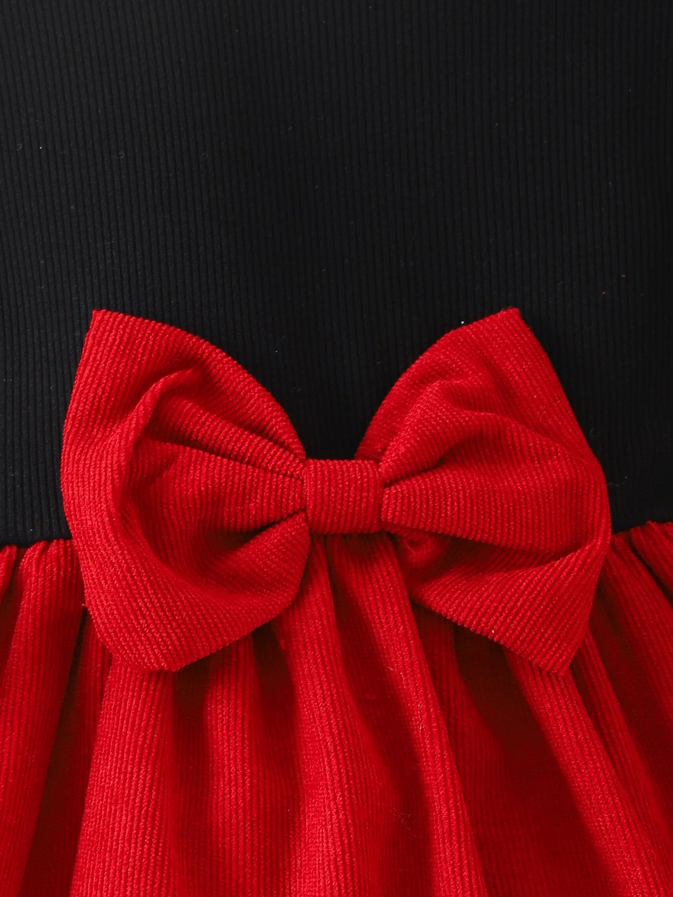 Kids Girls Red Holiday Party Dress Set