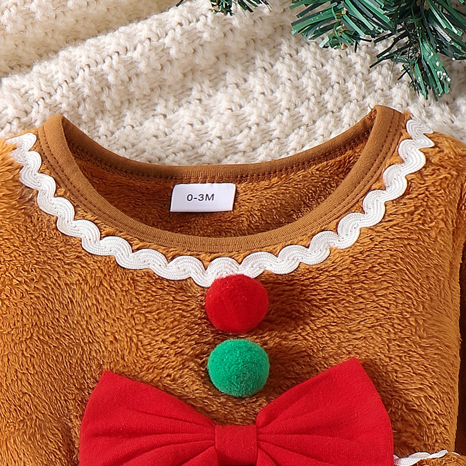 Cozy Winter Long-Sleeved Dress for Baby Girls