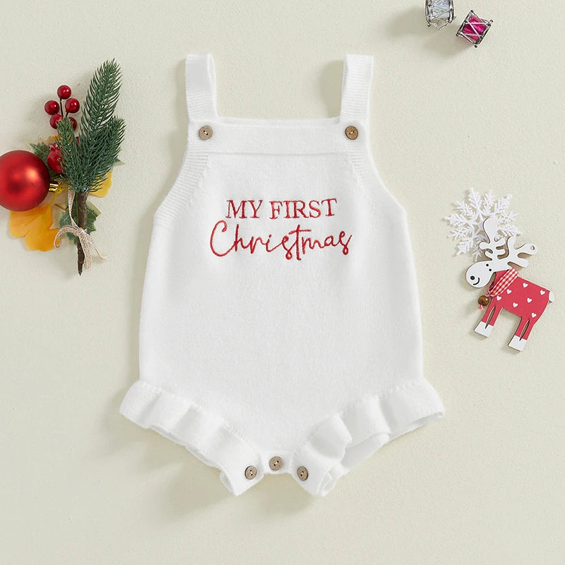 Baby’s First Christmas Holiday Romper