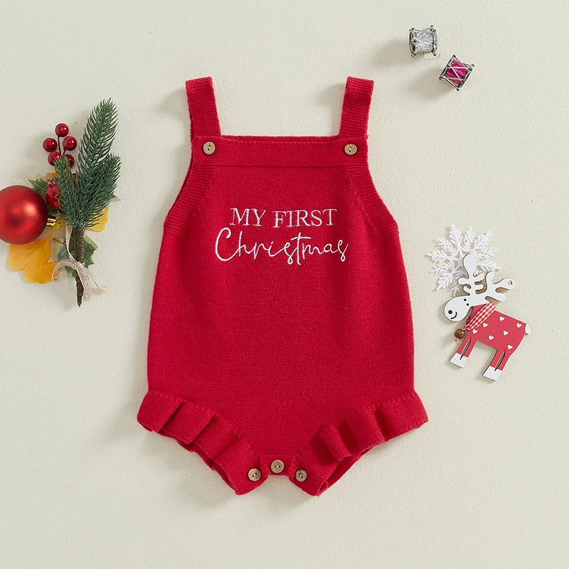 Baby’s First Christmas Holiday Romper