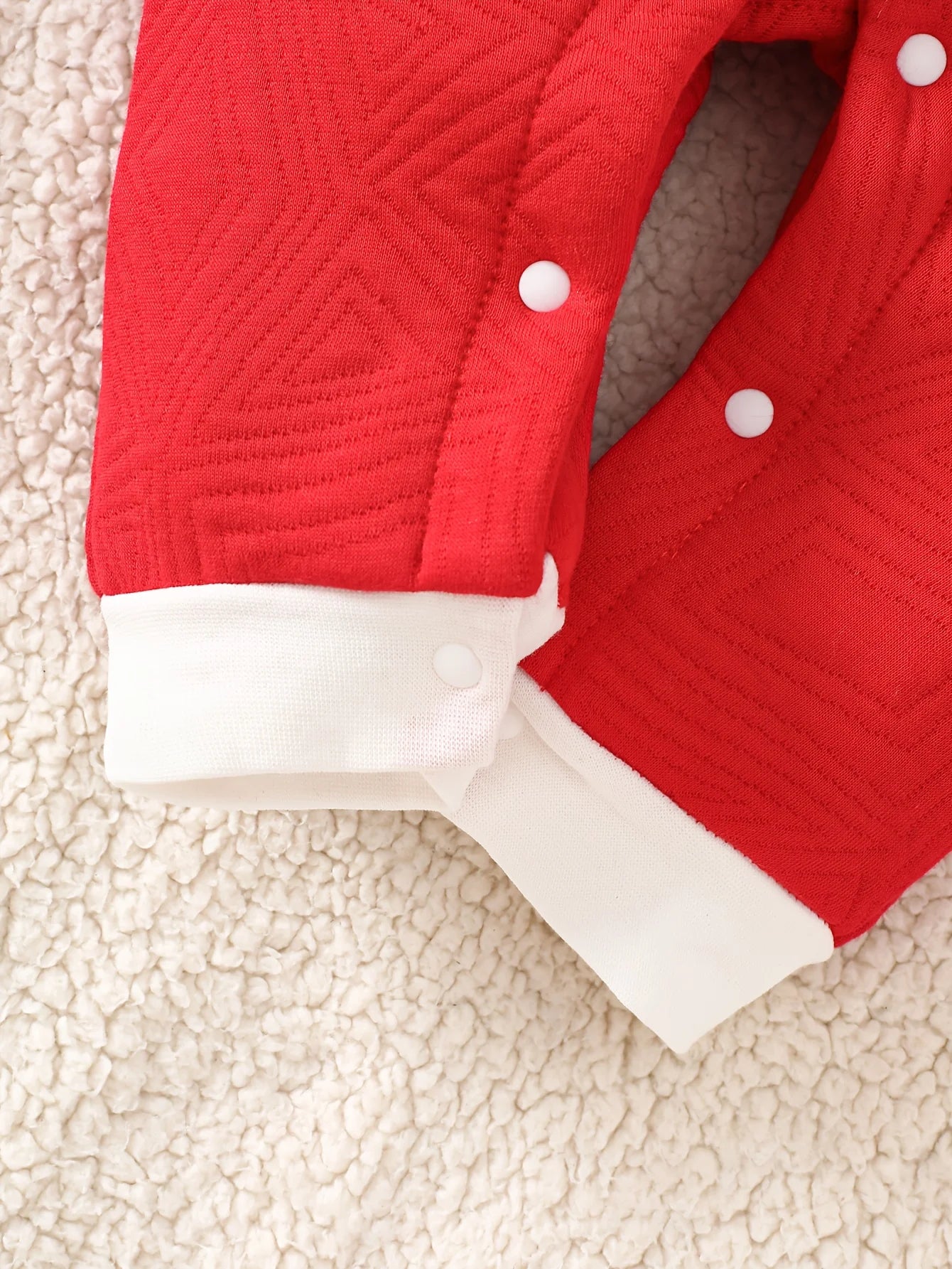 Baby Christmas Plaid Collar Jumpsuit