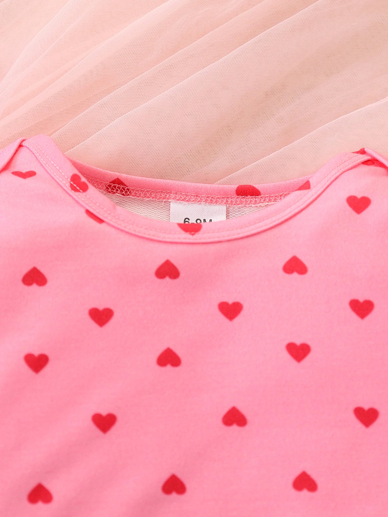 Baby Pink Heart Lounge Set