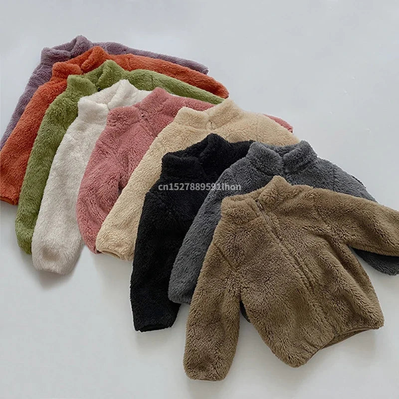 MOMSTAG Winter Warm Fleece Jacket or Coats for baby Girls and Boys