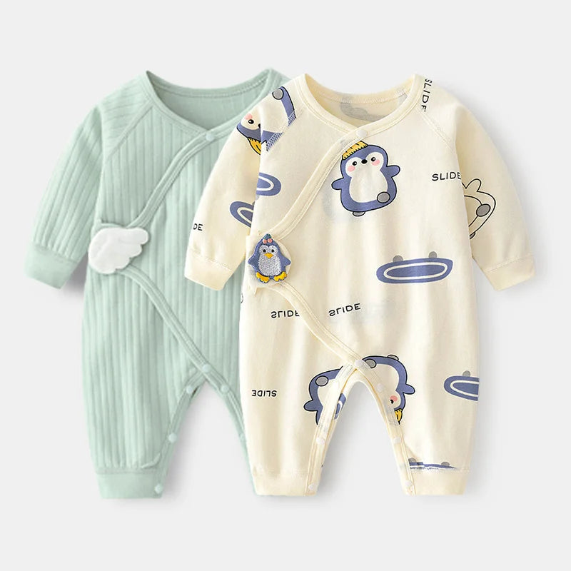 2PC Soft Cotton Rompers for Baby boys and girls