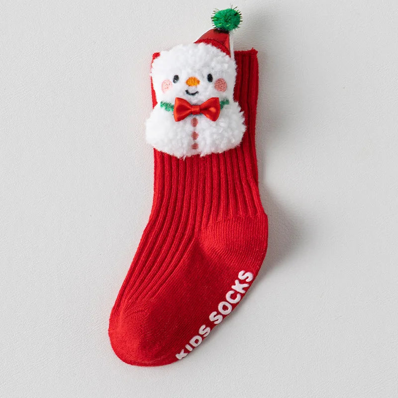 Holiday Toddler Anti-Slip Socks 0–3Y