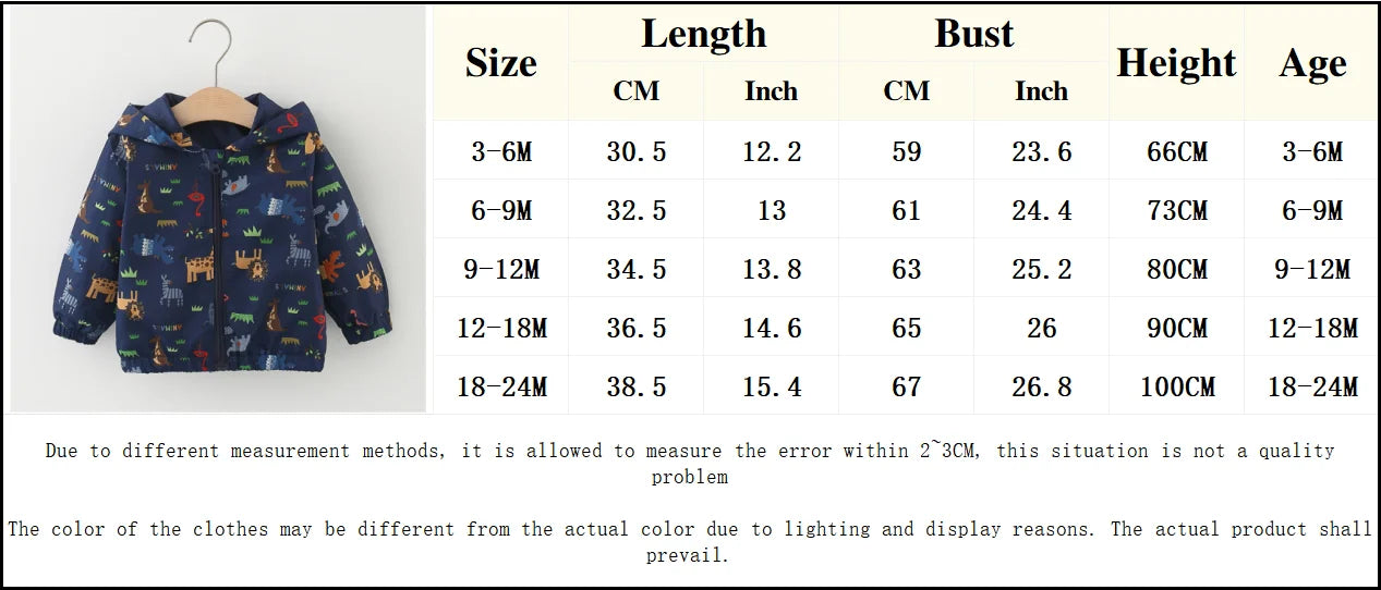 Baby Hooded Zip Jacket 3–24M