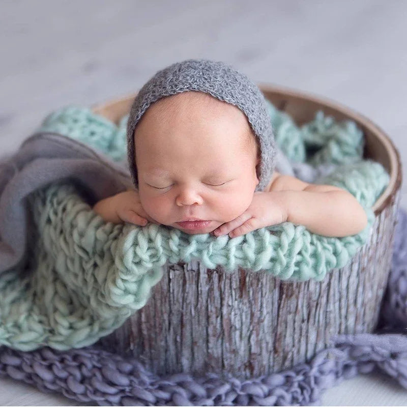 Newborn Article Wool Blanket - Photography Props