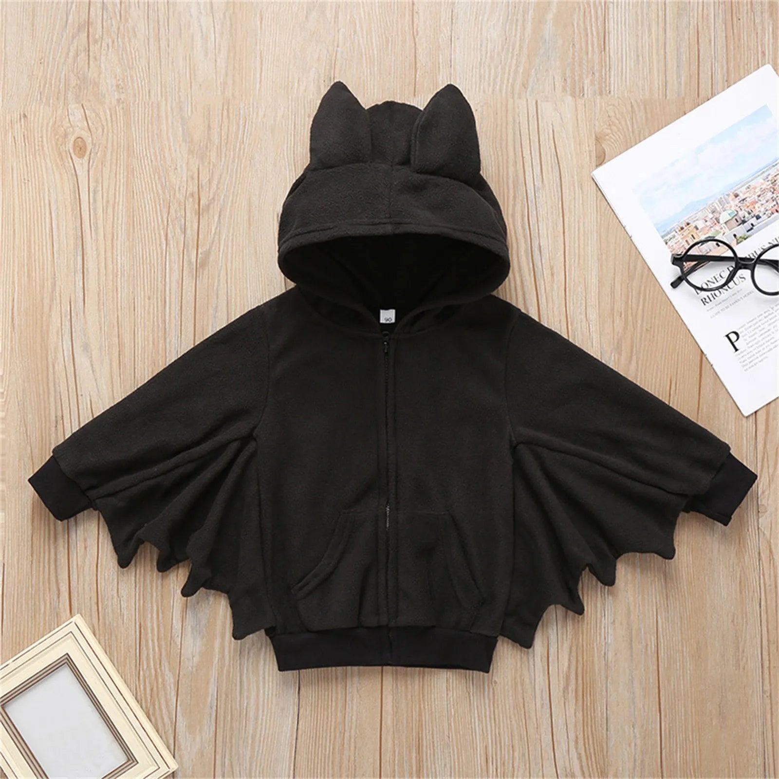 Bat Hooded Long Sleeve Tops+Pants Unisex Toddlers