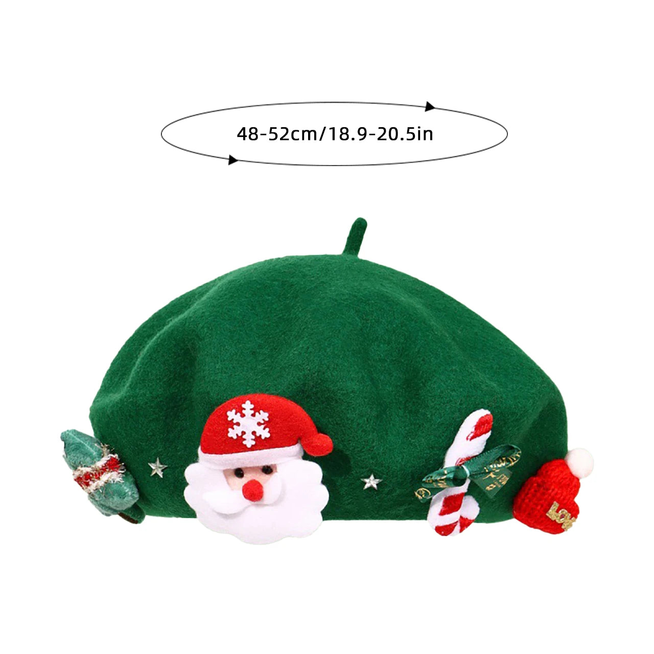 Kids Santa Beret – Winter Woolen Cap