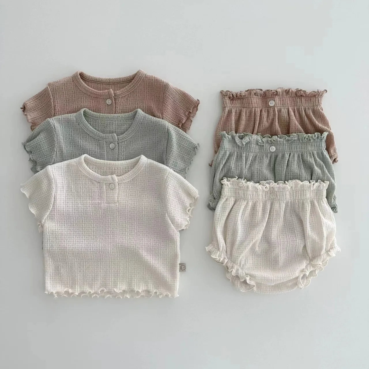 Short Sleeve Clothes Set for Baby Girl