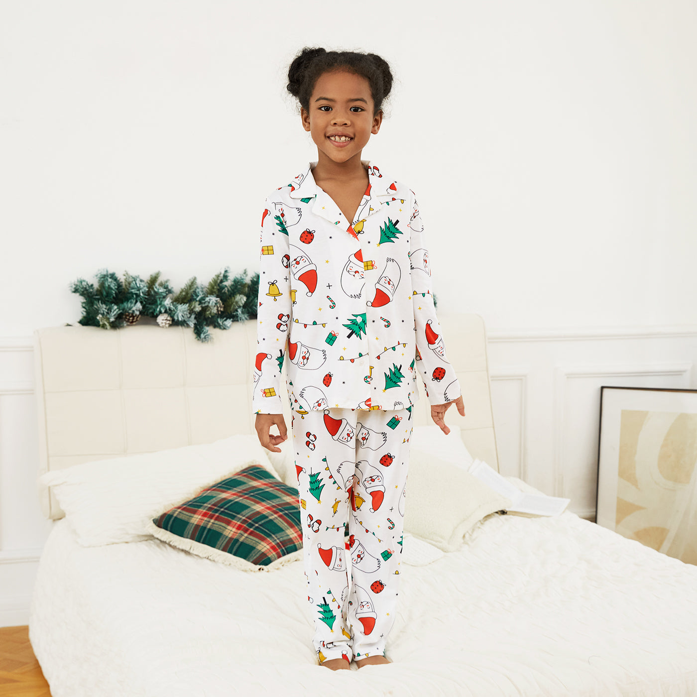 Christmas Family Matching Long Sleeve Pajamas Sets