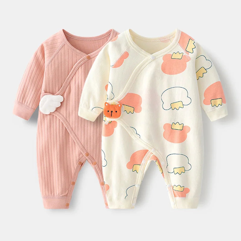 2PC Soft Cotton Rompers for Baby boys and girls