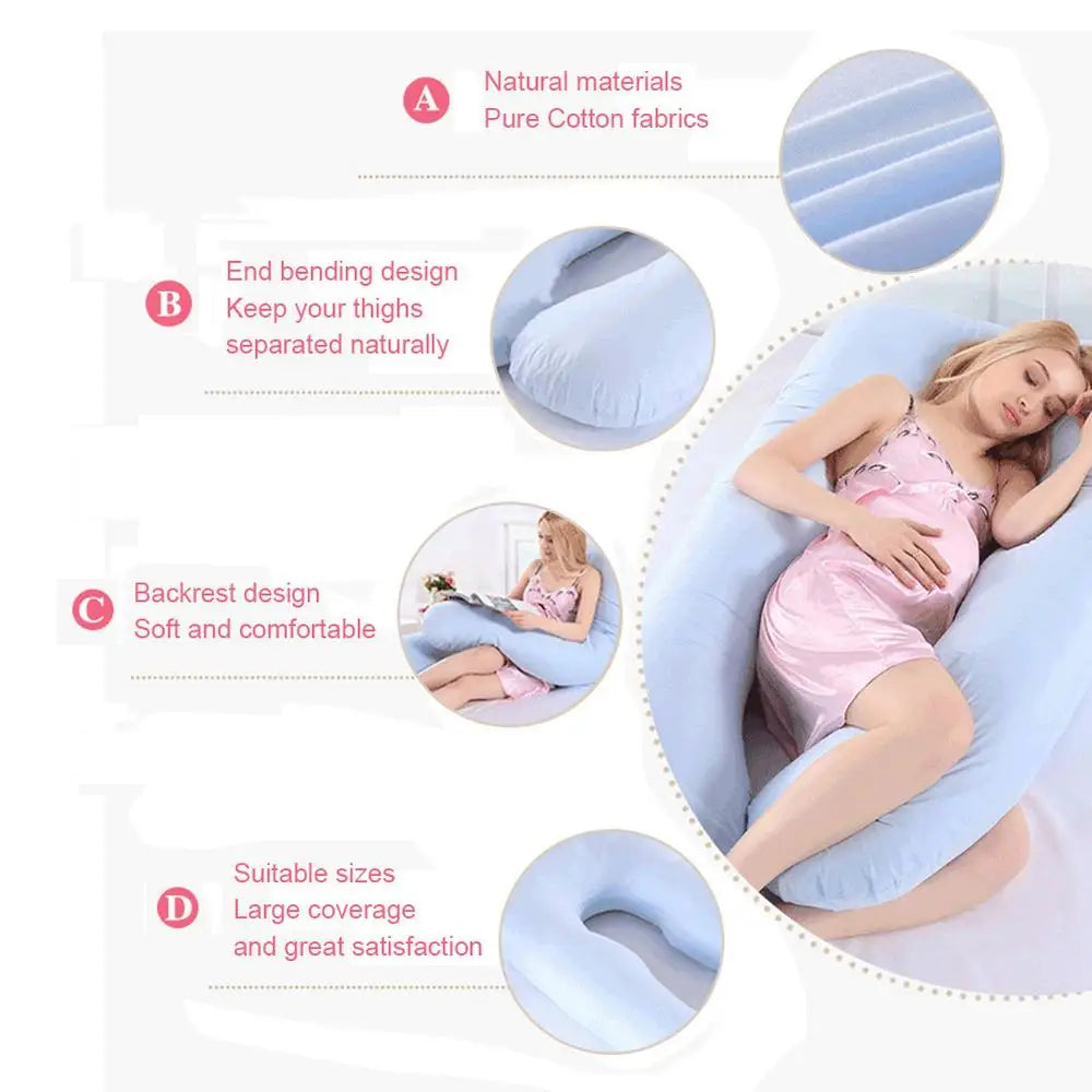 U shaped Multi-functional Pregnancy Pillowcase