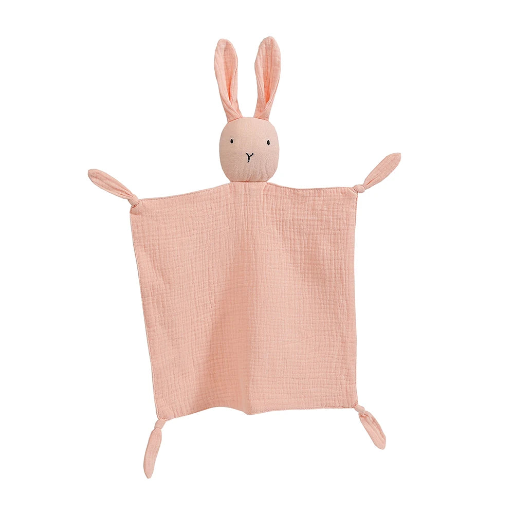 Muslin Baby Comforter – Soft Cotton Soothe Blanket & Sleep Toy