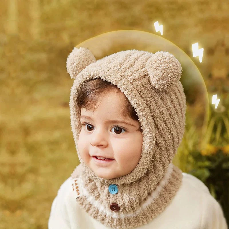 Winter Kids Cute Balaclava Hat