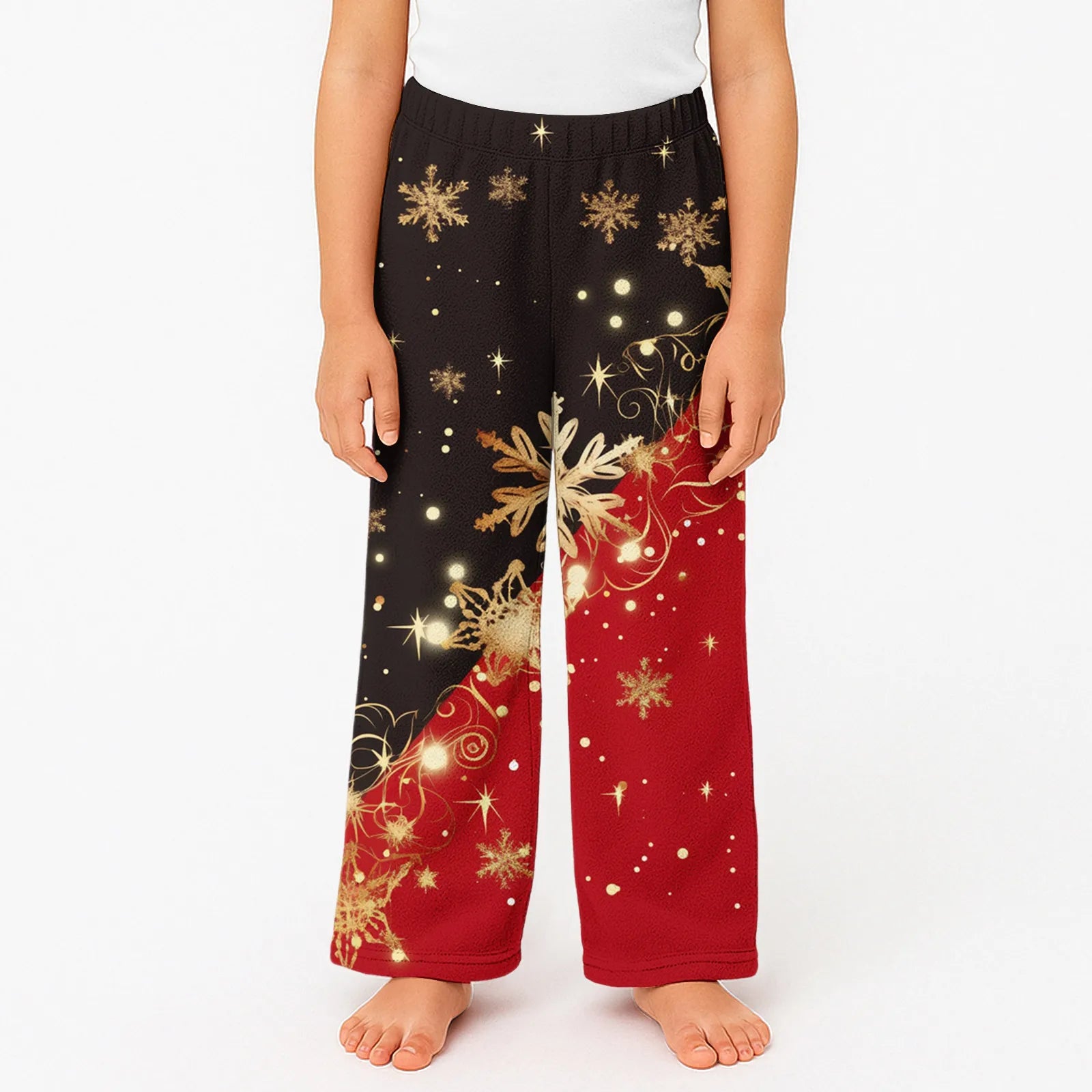 Kids Christmas Plush Pajama Pants