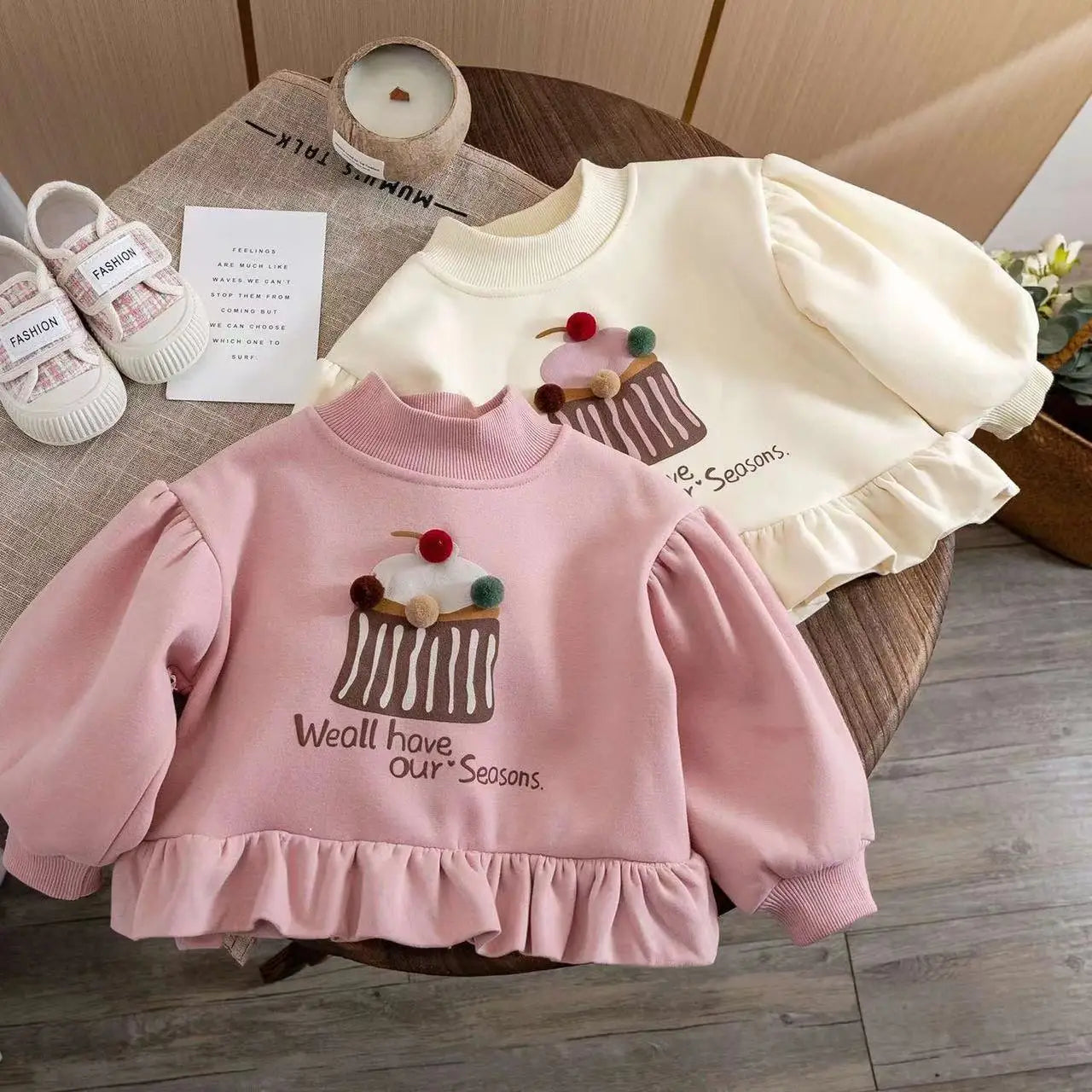 Velvet Hoodies for toddler girls