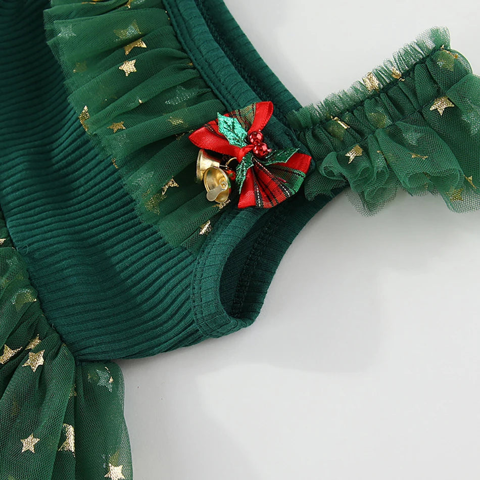 Girls Christmas Party Dress 2025