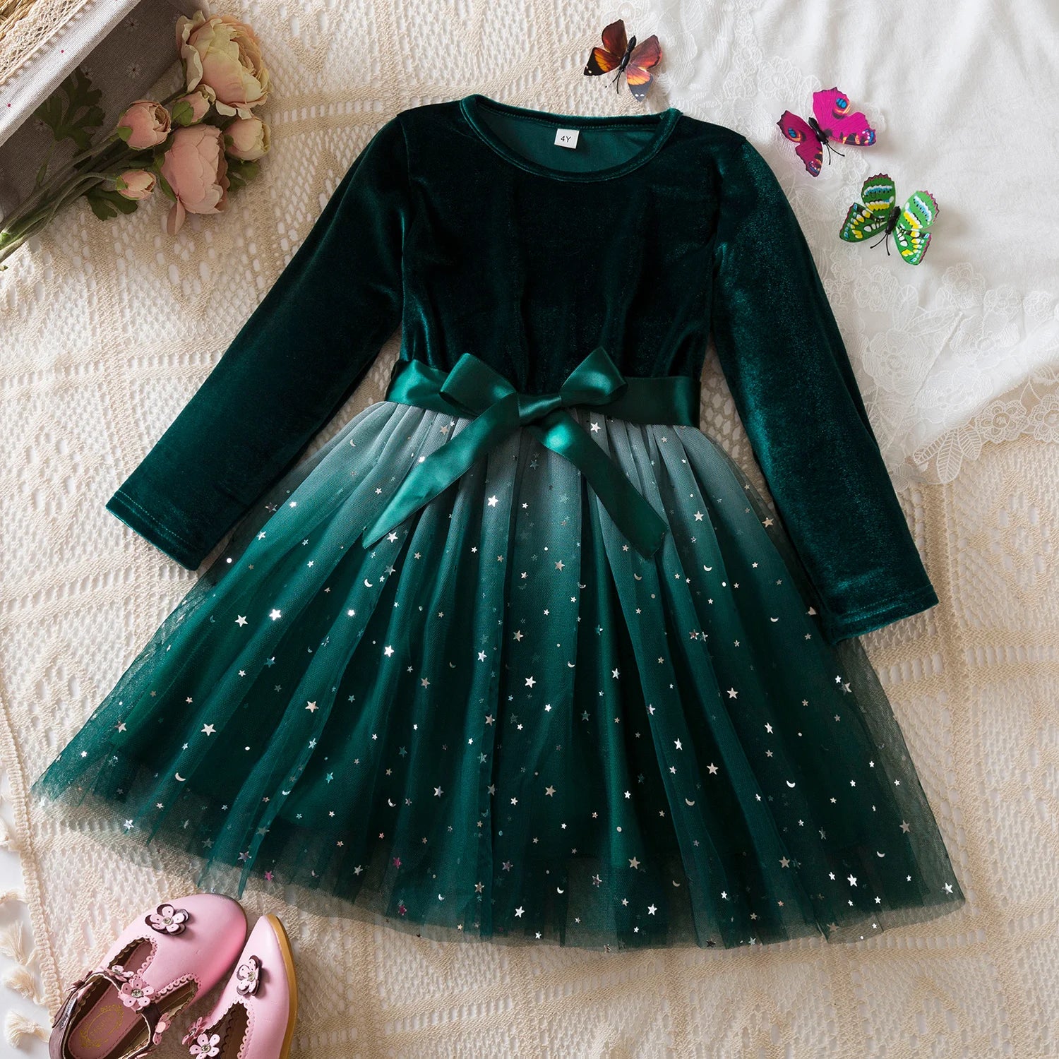 New Sequin Christmas Princess Dress