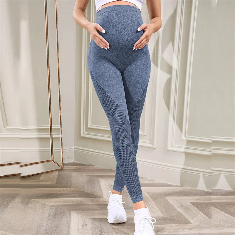 MOMSTAG Maternity High-Waist Body Shaper Belly Support Leggings