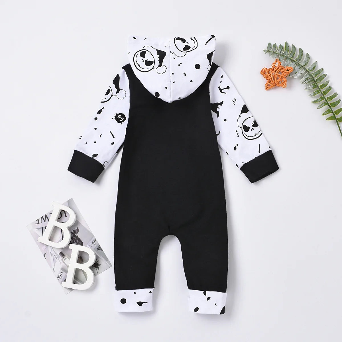 Babies Hooded Jumpsuit for Halloween