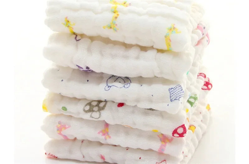 6 Layers Muslin Cotton Baby Face Towel