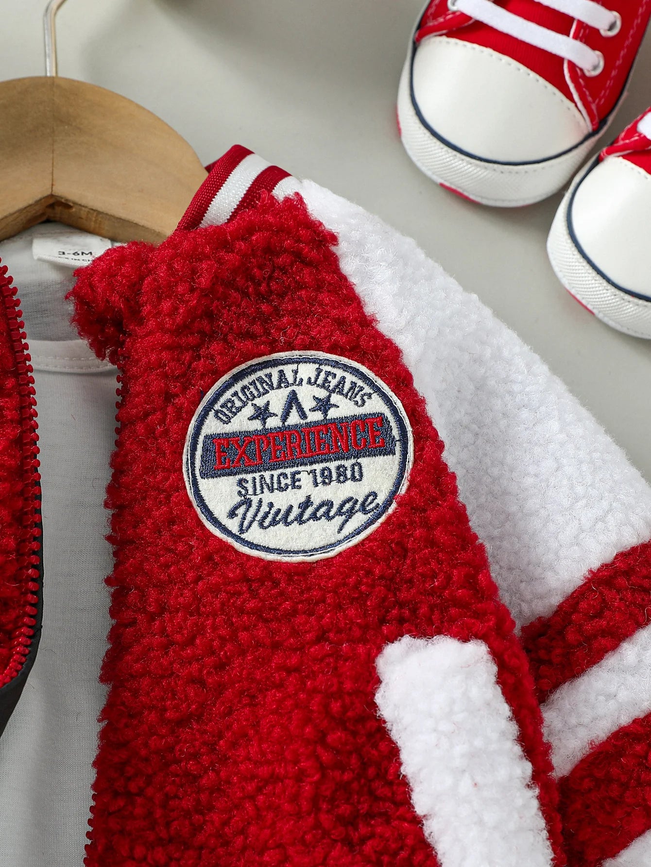 Baby Contrast Zip Fleece Jacket