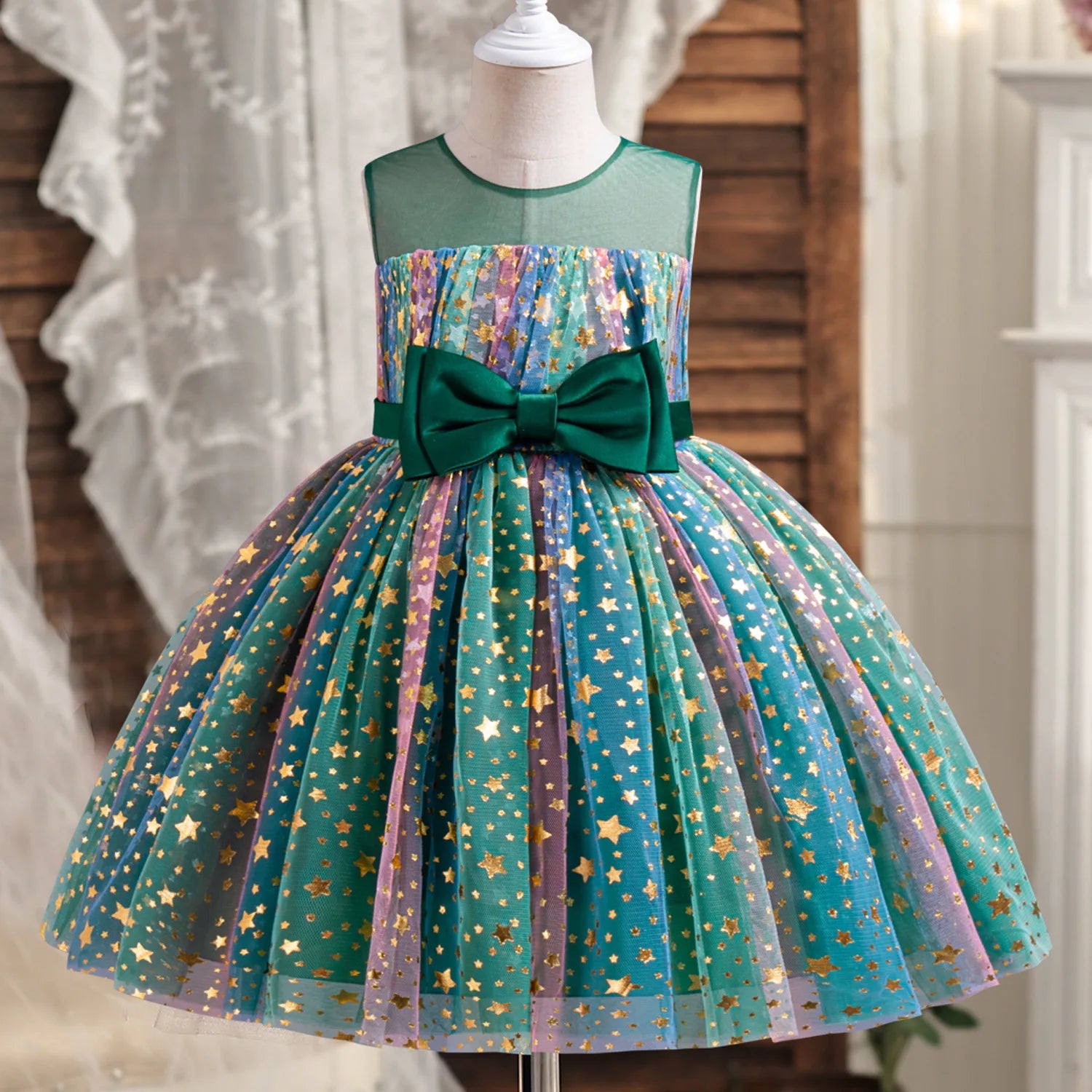 Girls Christmas Party Dress