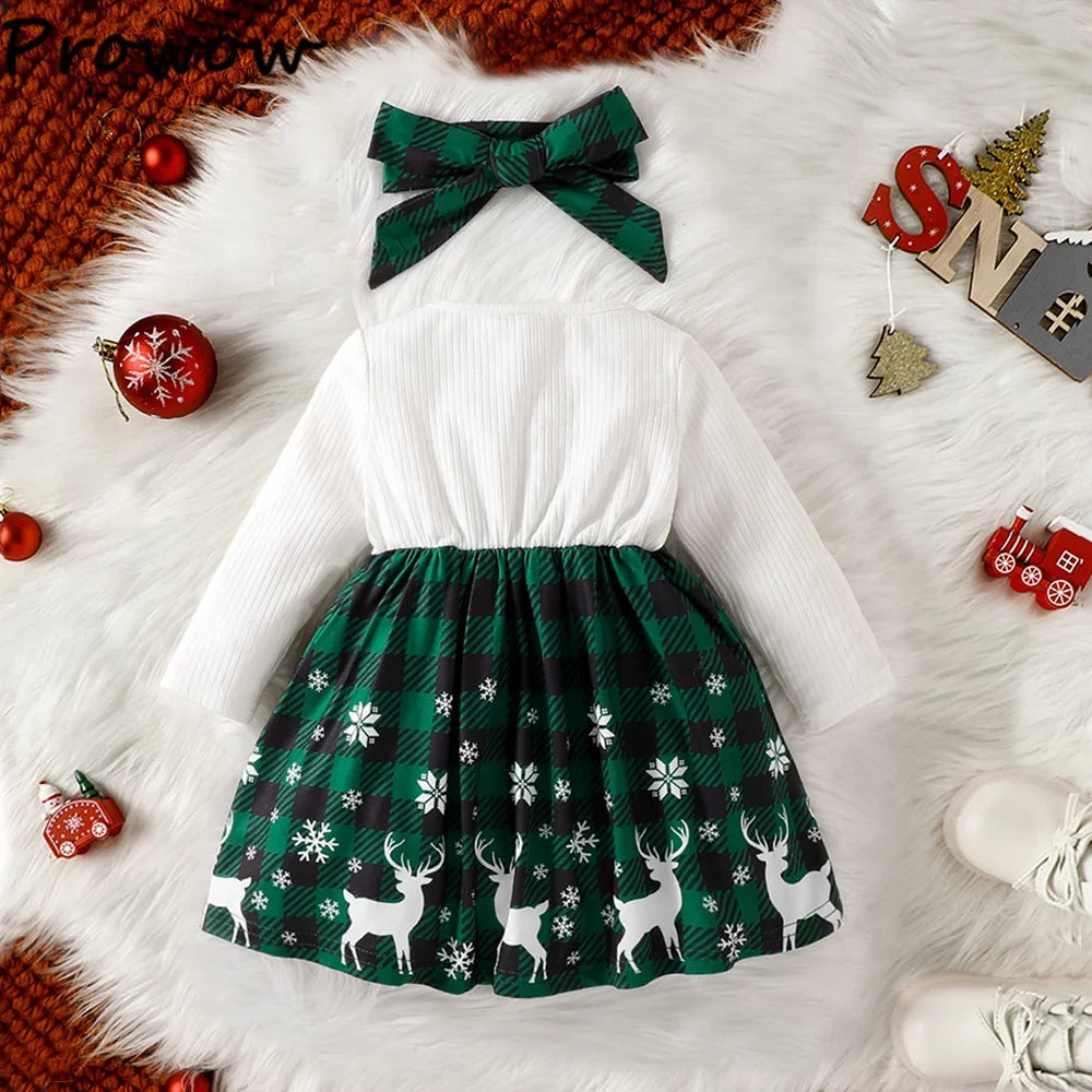 MOMSTAG Baby Girl Christmas Dresses