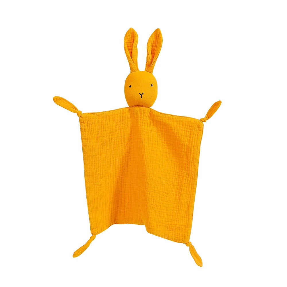 Muslin Baby Comforter – Soft Cotton Soothe Blanket & Sleep Toy