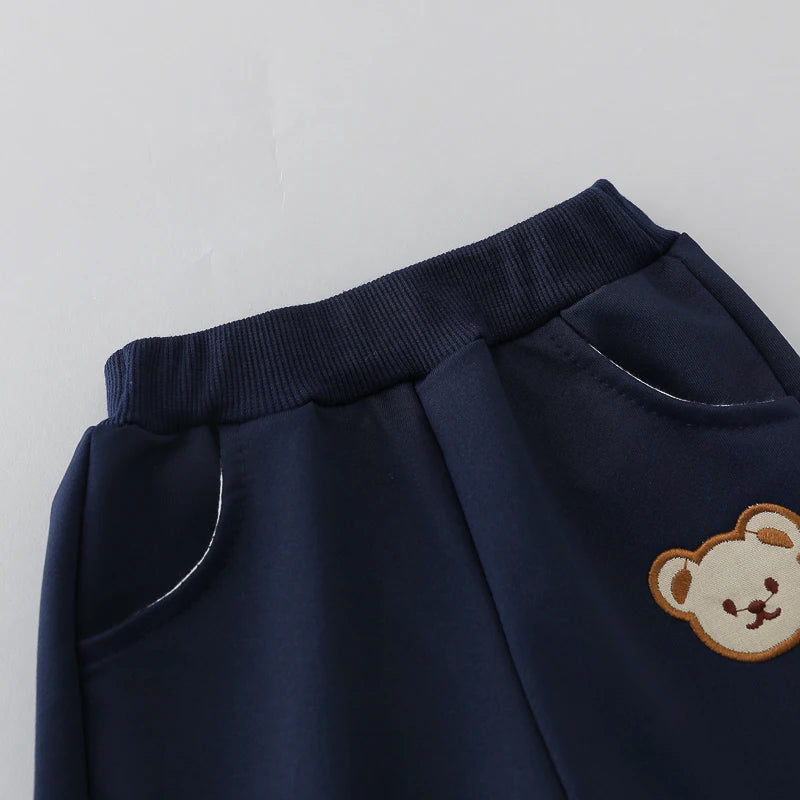 2PCS Children's Round Neck Long Sleeve and Pants