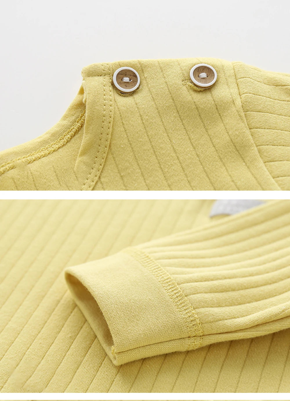 Baby Thermal Candy Color Pajama Set 3M–2T