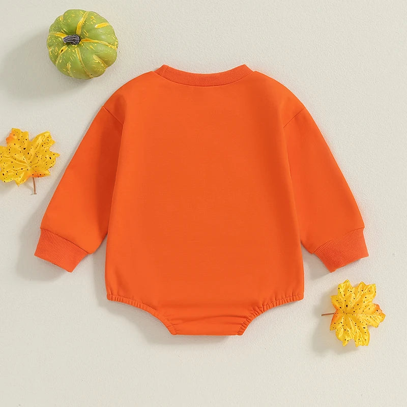 Halloween Sweatshirt Romper/Bodysuit