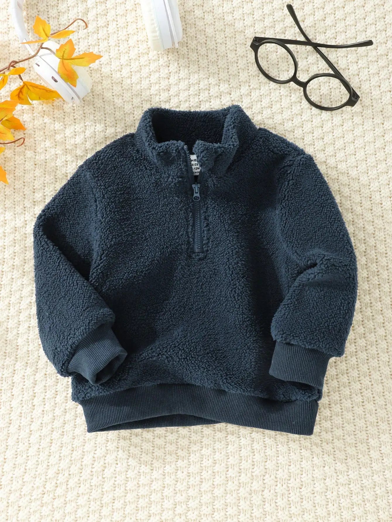 Baby Boys  Military Green Winter Sweatshirt