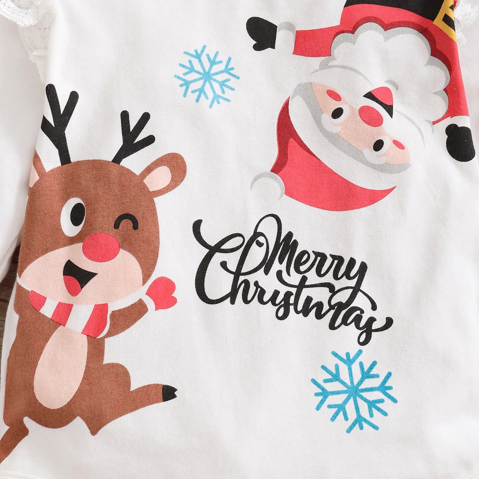 MOMSTAG Girls Christmas Outfits Bodysuit+Tulle