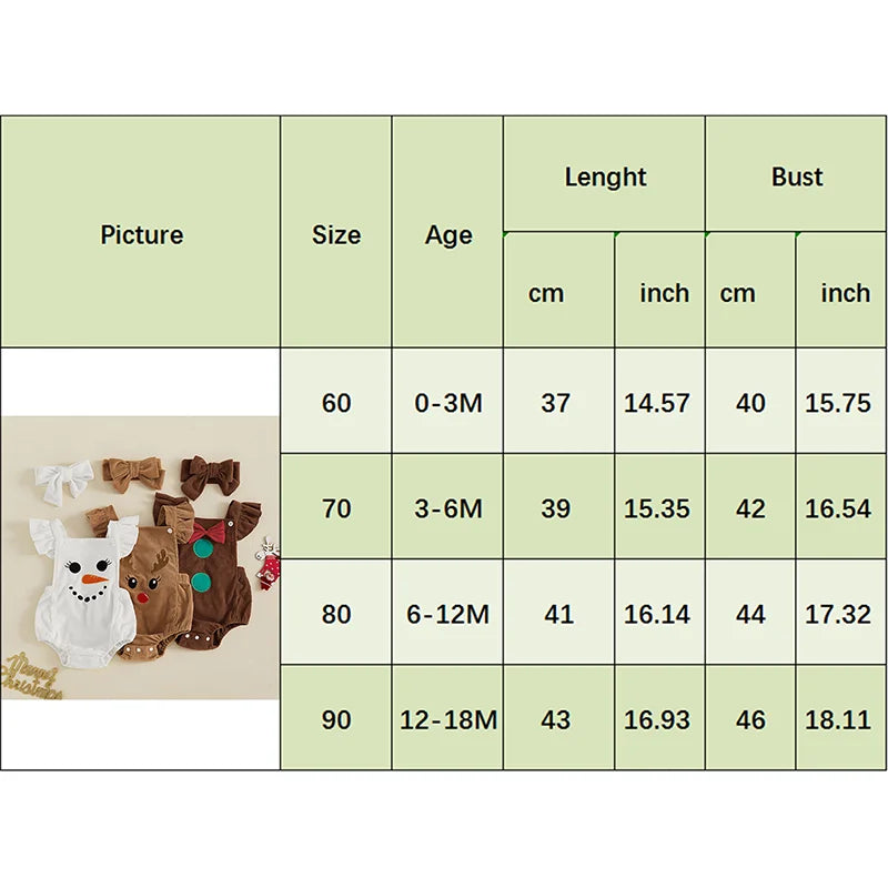 Baby Christmas Romper Unisex Outfit