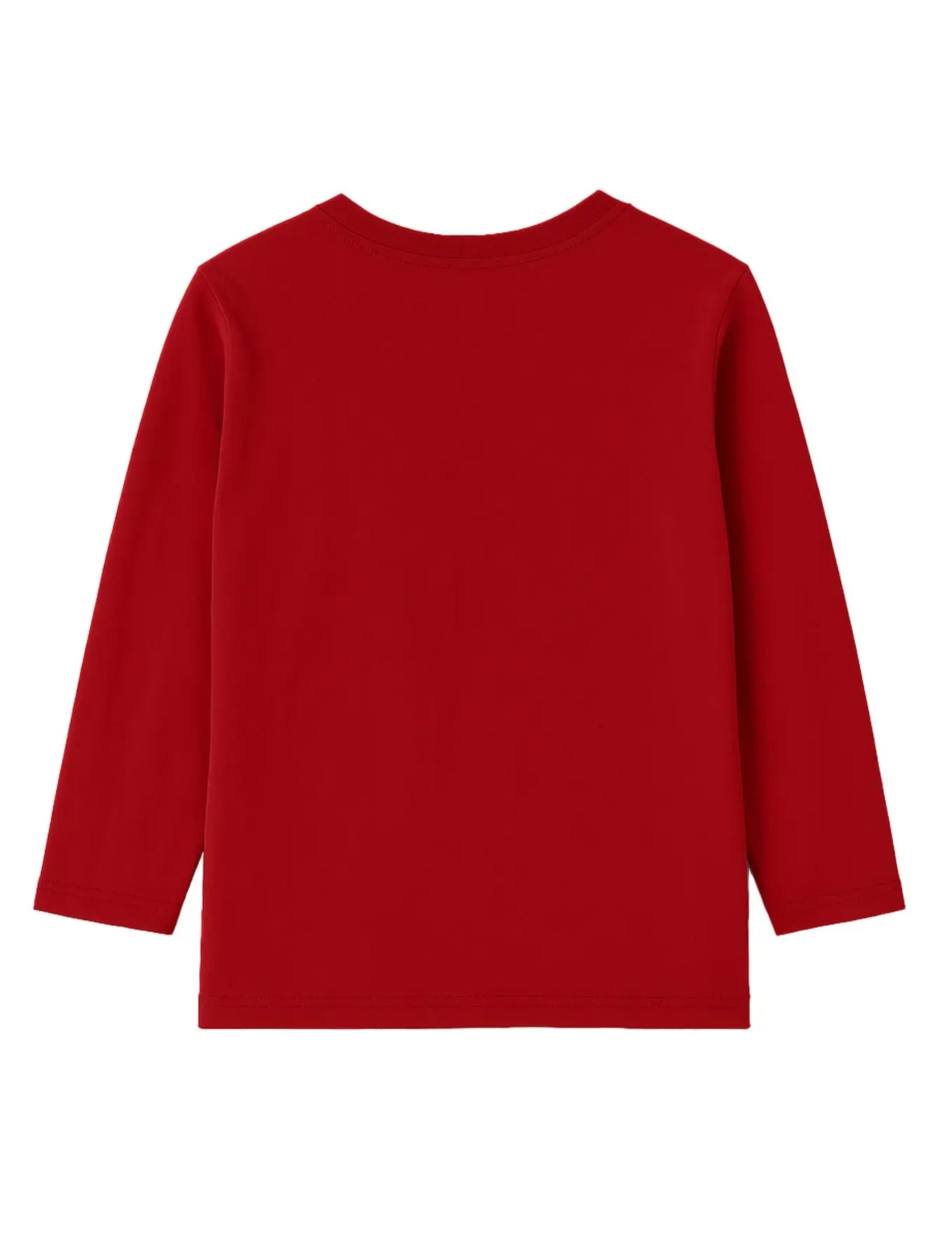 Girls’ Cotton Santa Long-Sleeve Tee