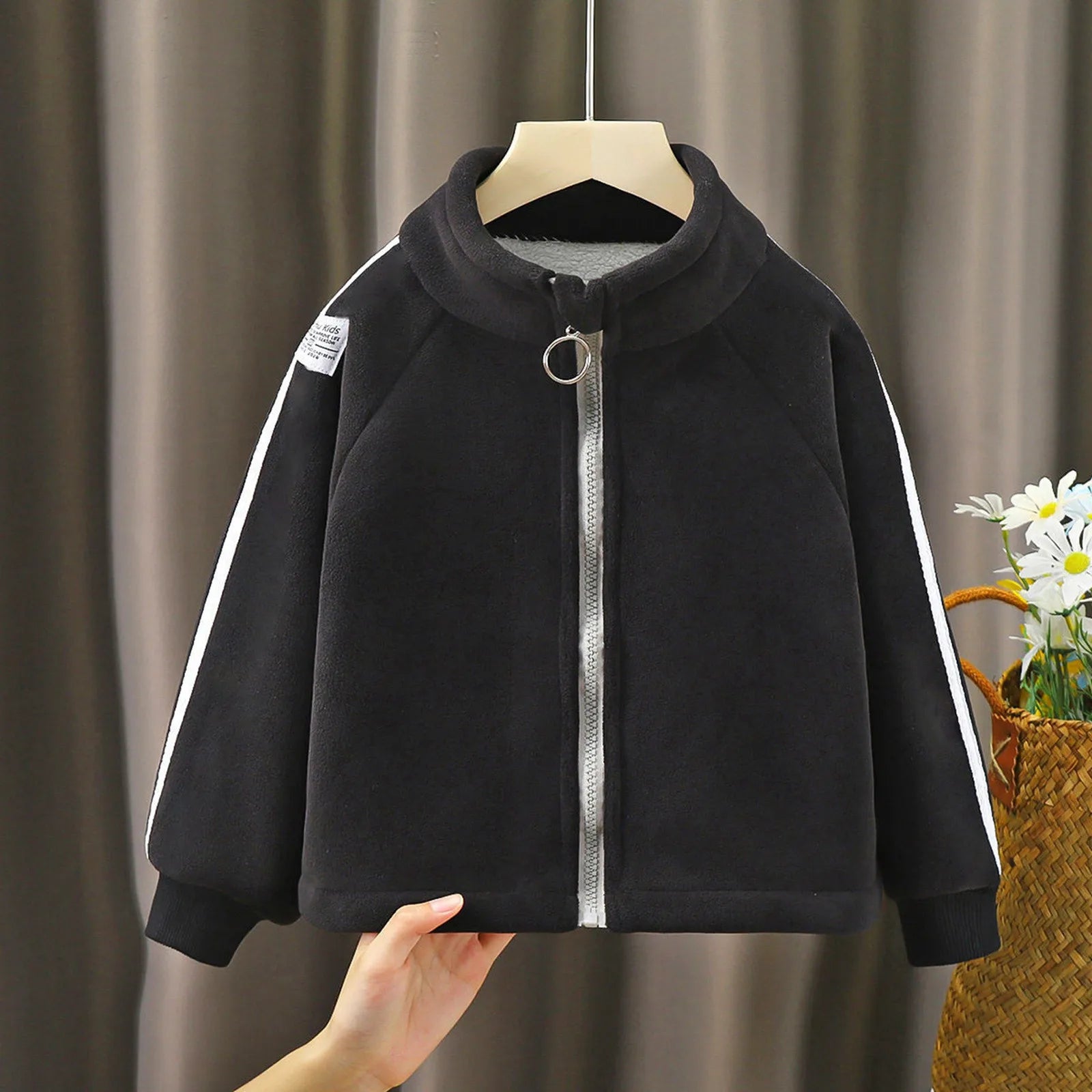 MOMSTAG Double-Sided Warm Thickened Sports Jacket Coat For Boys & Girls