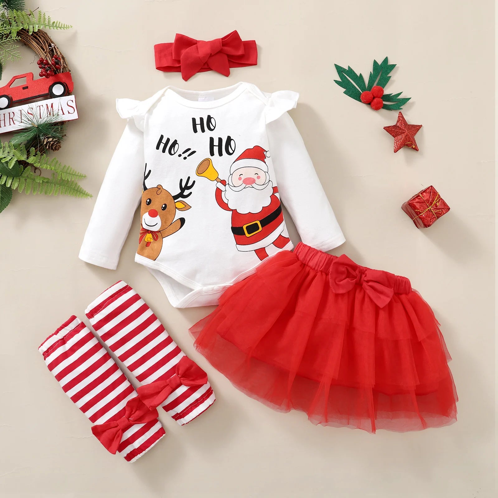 Christmas Cute Cotton Outfit Set
