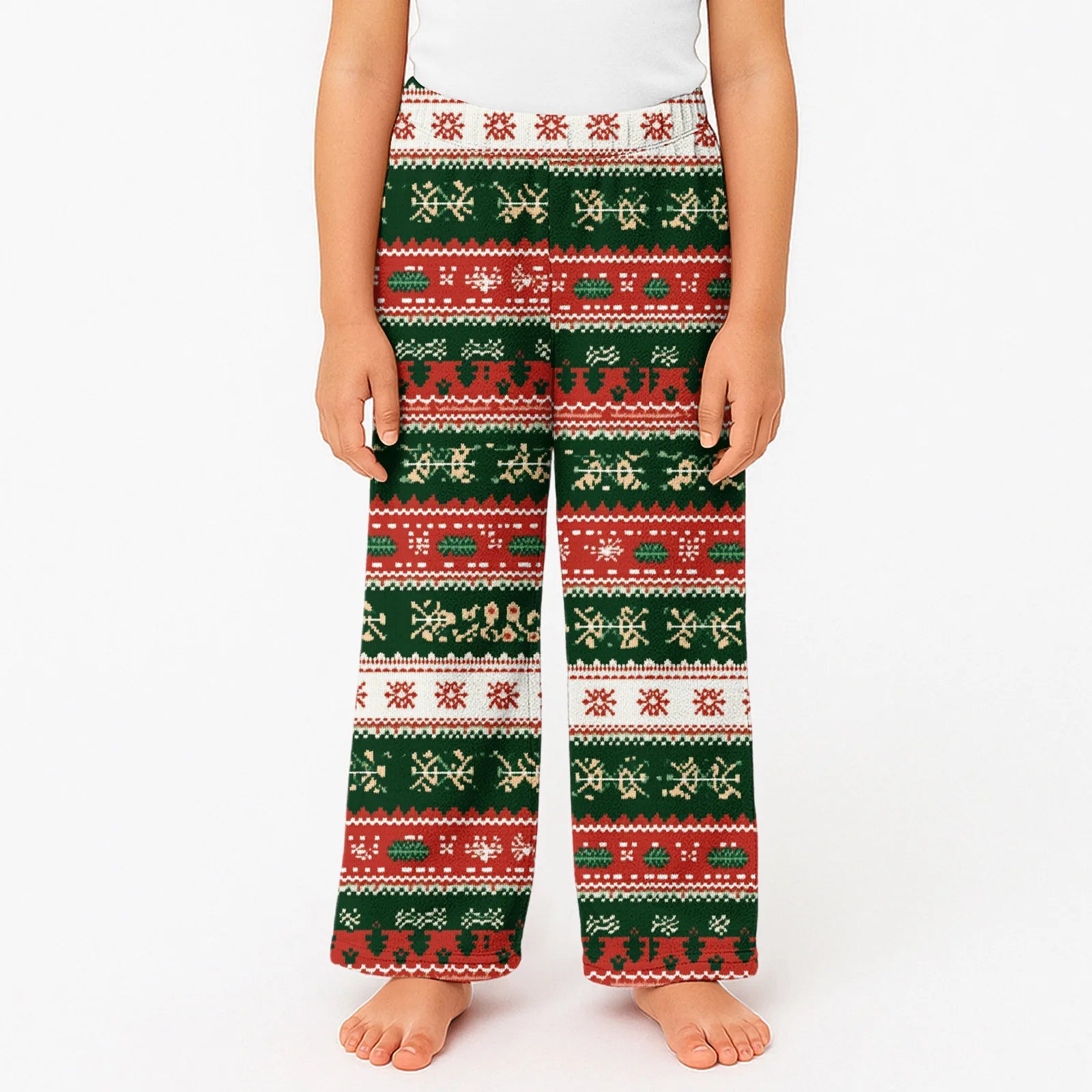 Kids Christmas Plush Pajama Pants