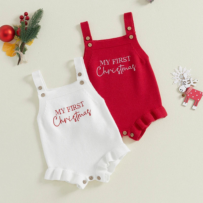 Baby’s First Christmas Holiday Romper