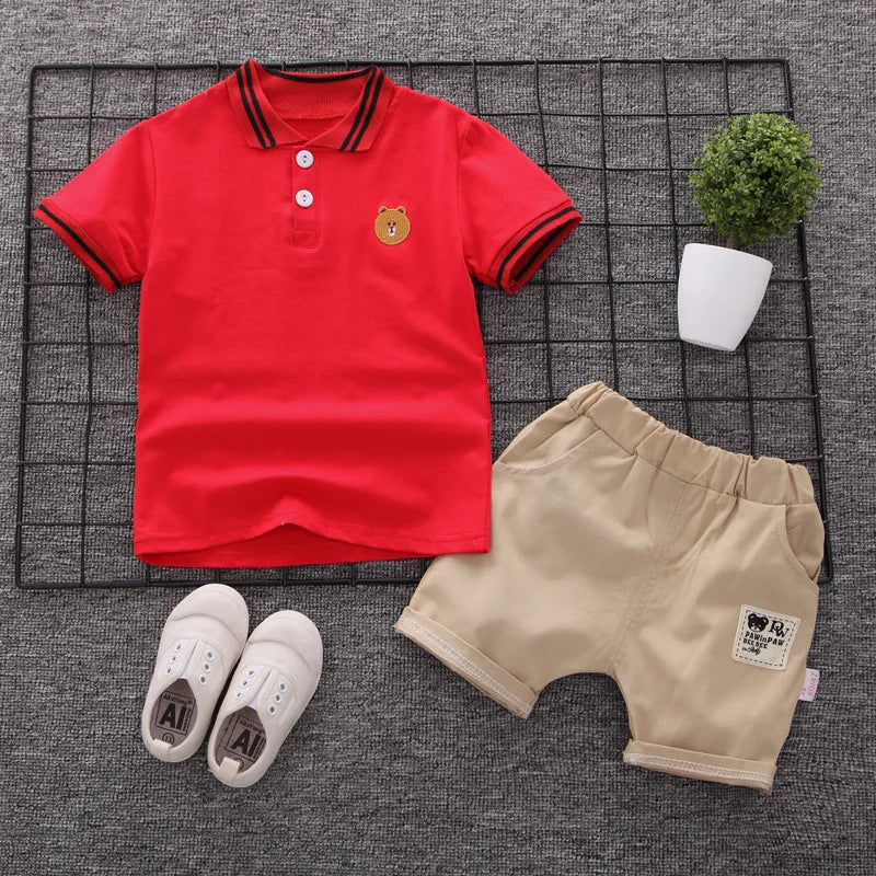 Baby Boy Polo Shirt + Short