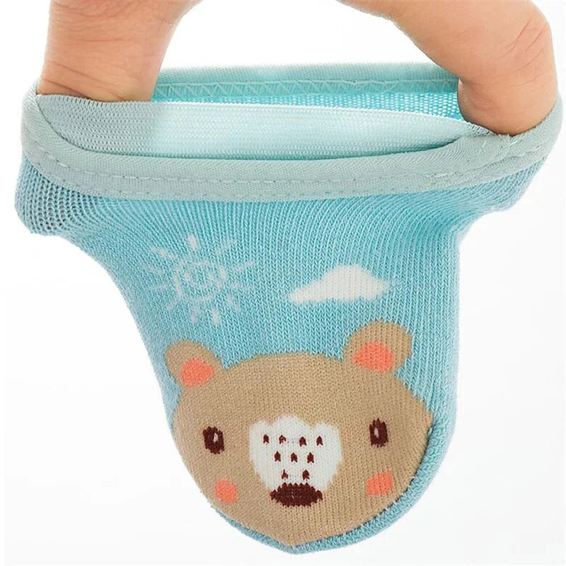 Non-Slip Soft Cotton Socks for baby boys and girls