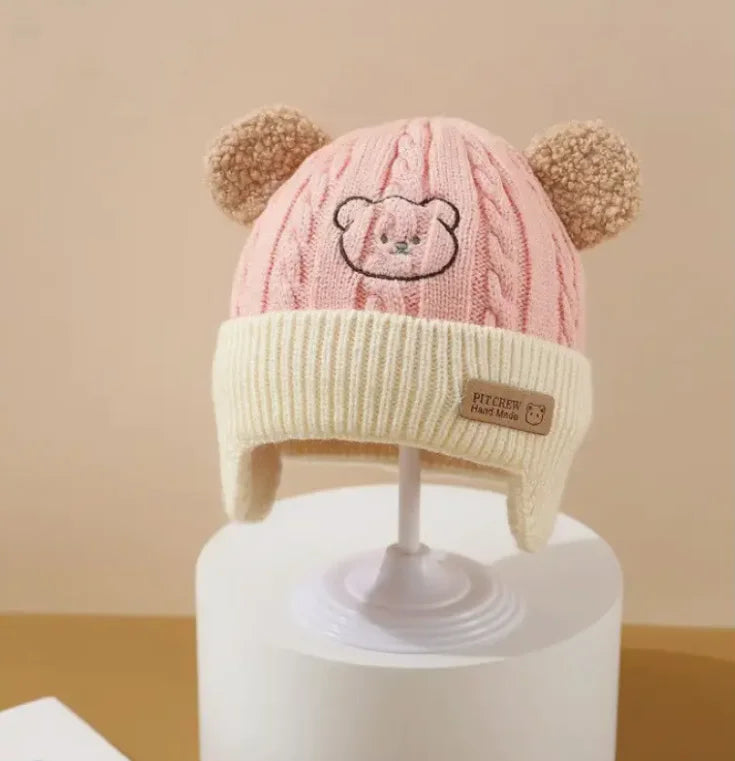 Baby Bear Winter Knitted Hat