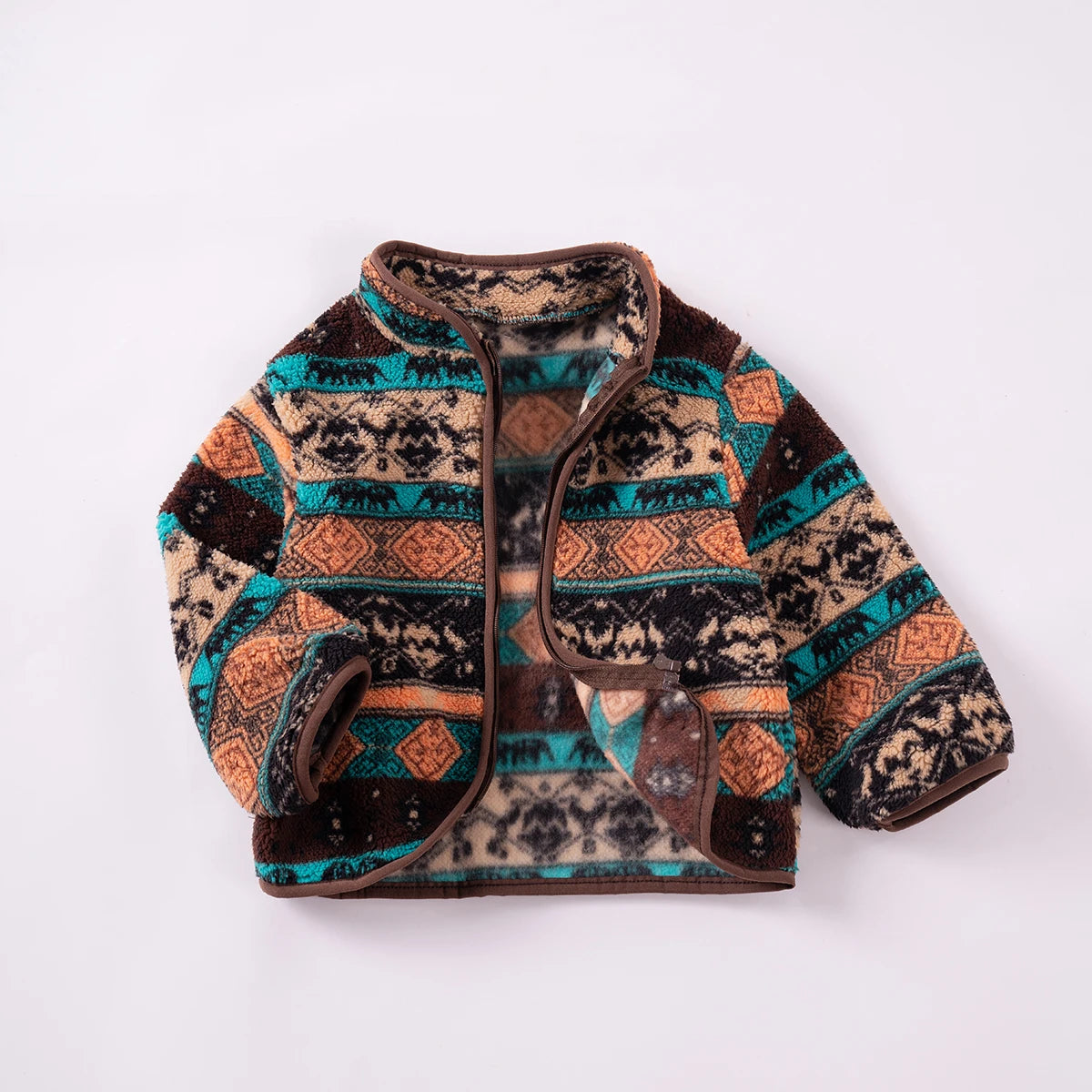 MOMSTAG Boys & Girls Ethnic Zip-Up Jacket Winter