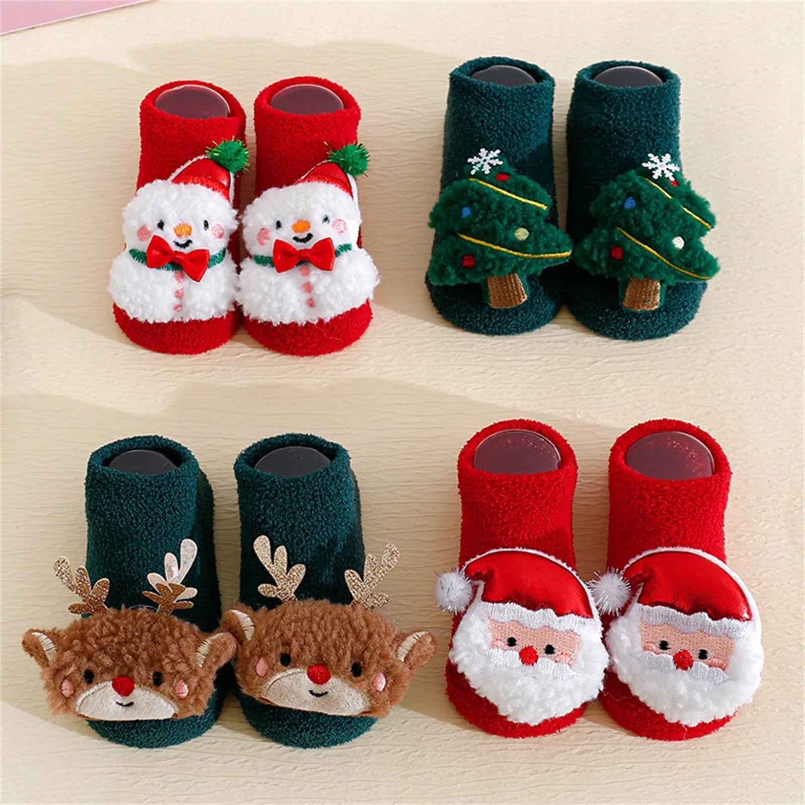 Baby Christmas Non-Slip Walking Socks